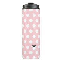 Minnie Mouse Pink & White Polka Dot Pattern