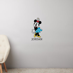Minnie Mouse Pose   Personalize Wall Decal