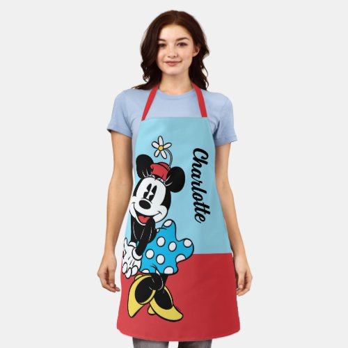 Minnie Mouse Pose  Personalized Apron