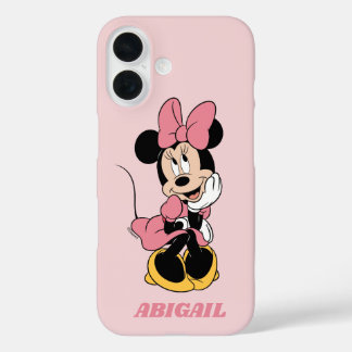 Minnie Mouse | Posing in Pink iPhone 16 Case
