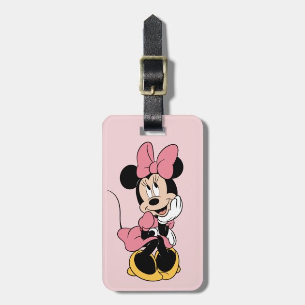 Minnie mouse sales luggage tag