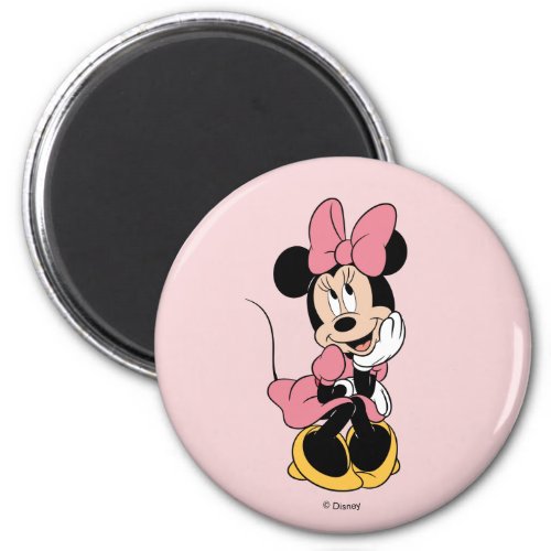 Minnie Mouse  Posing in Pink Magnet