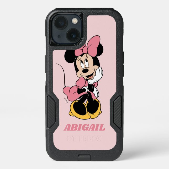 Minnie Mouse | Posing in Pink Otterbox iPhone Case (Back)