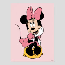 Minnie Mouse | Posing in Pink Poster