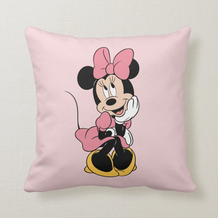 minnie mouse throw pillow