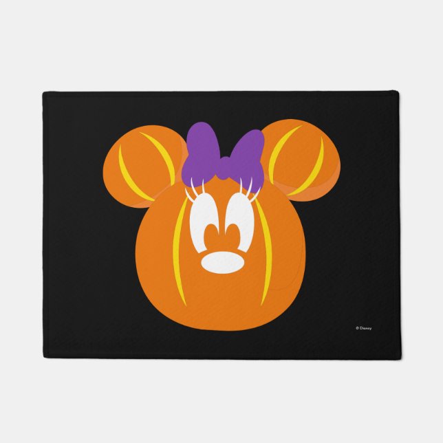 Minnie Mouse Pumpkin Doormat (Front)