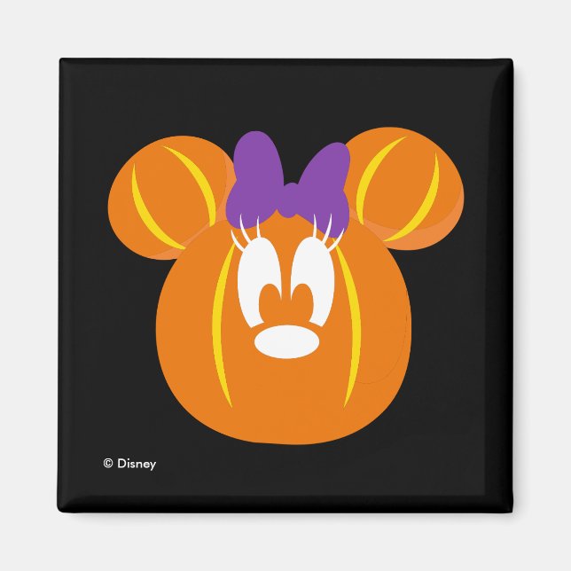 Minnie Mouse Pumpkin Magnet (Front)