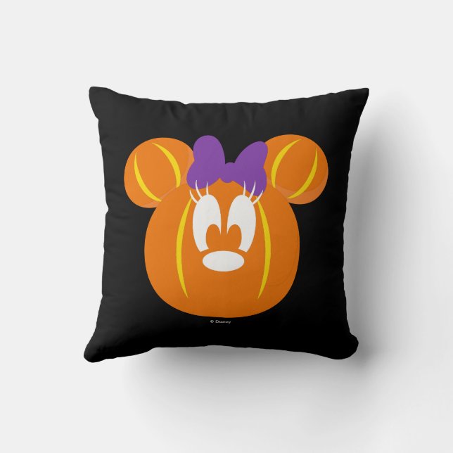 Mickey and Minnie Mouse Jack-o'-Lantern Halloween Throw Pillow Set