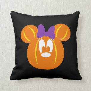 Minnie Mouse Pumpkin Throw Pillow