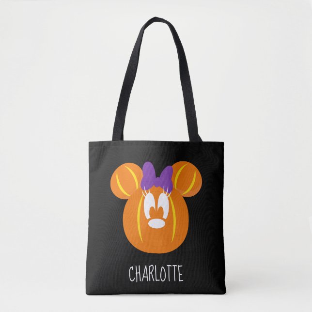 Minnie Mouse Pumpkin Tote Bag (Front)