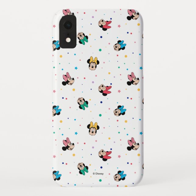 Minnie Mouse Rainbow Bow Pattern Case-Mate iPhone Case (Back)