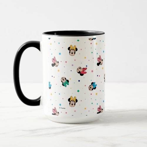 Minnie Mouse Rainbow Bow Pattern Mug