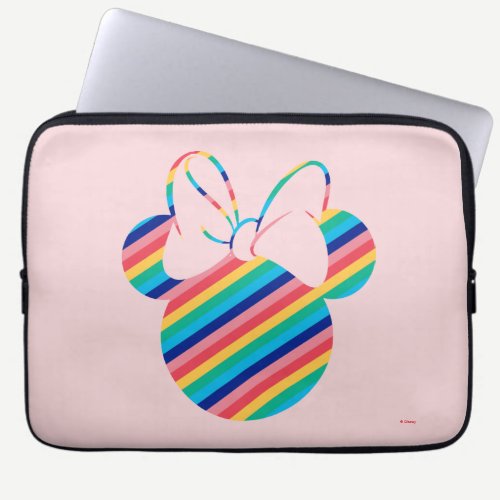 Minnie Mouse Rainbow Icon Laptop Sleeve