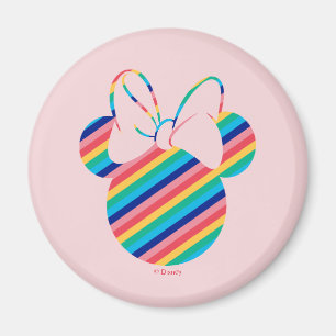 Minnie Mouse Rainbow Icon Magnet