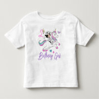 Minnie Mouse | Rainbow Unicorn - Birthday Girl