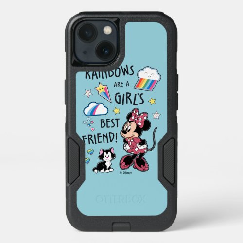 Minnie Mouse Rainbows are a Girls Best Friend iPhone 13 Case