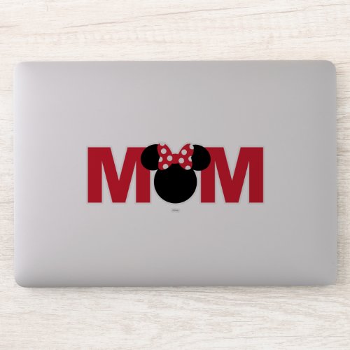 Minnie Mouse  Red and White _ Mom Sticker