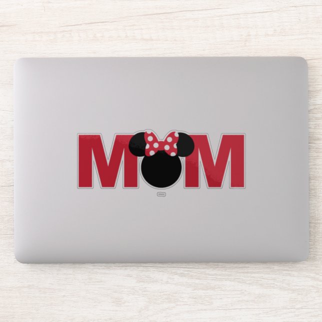 Minnie Mouse | Red and White - Mom Sticker (Computer)