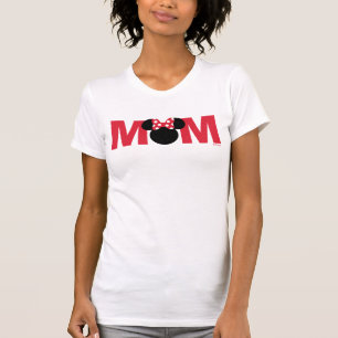 Minnie Mouse   Red and White - Mom T-Shirt