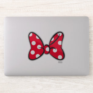 Minnie Mouse   Red Polka Dot Bow Sticker