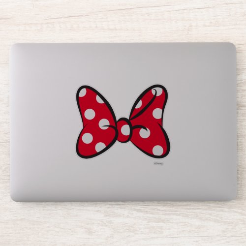Minnie Mouse  Red Polka Dot Bow Sticker