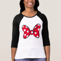 Minnie Mouse | Red Polka Dot Bow T-Shirt