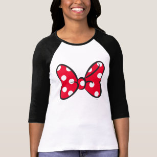 Toddler Wearing A Minnie Mouse T Shirt And Hat With Ears In