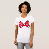 Minnie Mouse | Red Polka Dot Bow T-Shirt (Front Full)