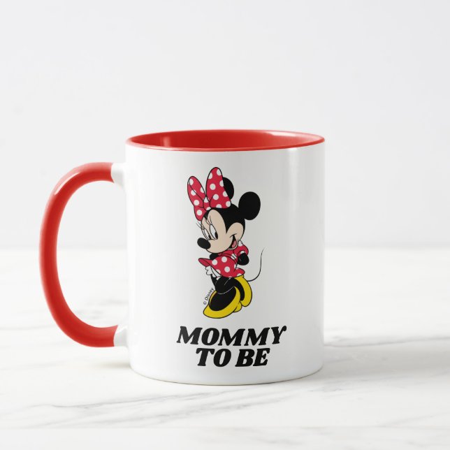 Minnie Mouse | Red Polka Dots - Mommy to Be Mug (Left)