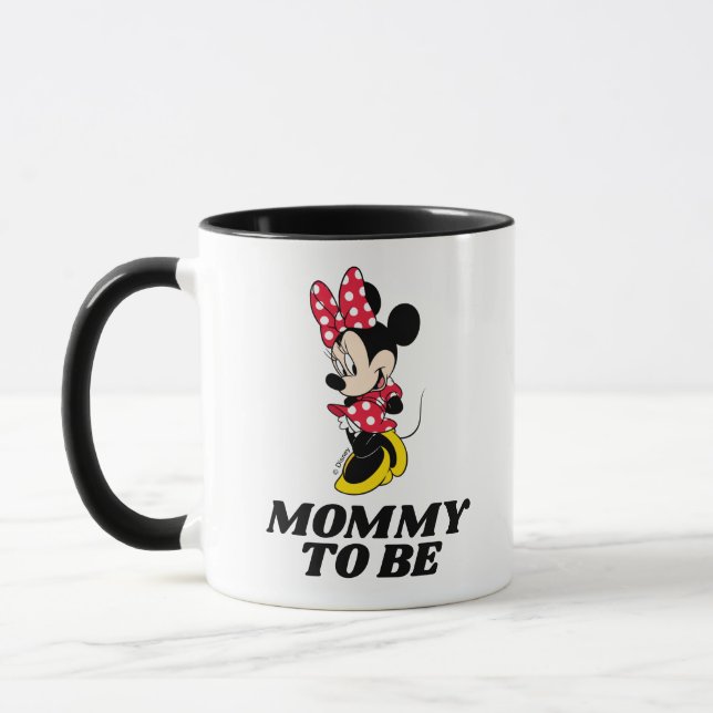 Minnie Mouse | Red Polka Dots - Mommy to Be Mug (Left)