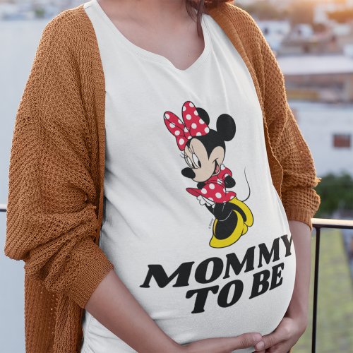 Minnie Mouse  Red Polkda Dots _ Mommy to Be T_Shirt