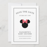 Minnie Mouse | Red & White Polka Dot Baby Shower