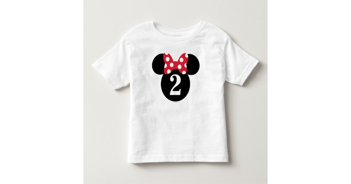 Minnie Mouse Red Amp White Polka Dot Birthday Toddler T