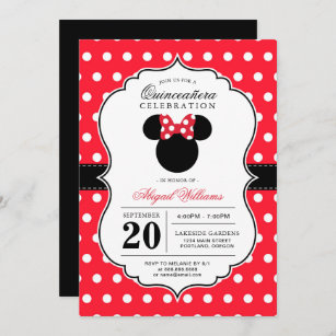 Details about   Minnie Mouse Invitation Minnie Mouse Birthday Printed or Digital 