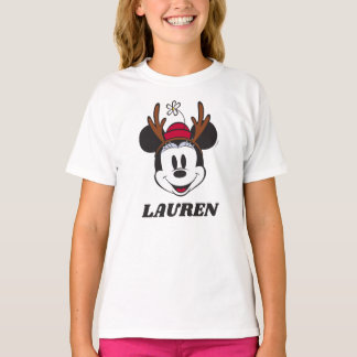 Minnie Mouse | Reindeer Antlers T-Shirt