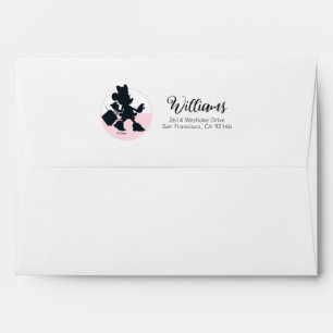 Minnie Mouse Shopping Silhouette Envelope