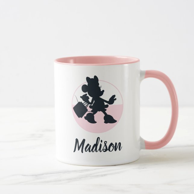 Minnie Mouse Shopping Silhouette Mug (Right)
