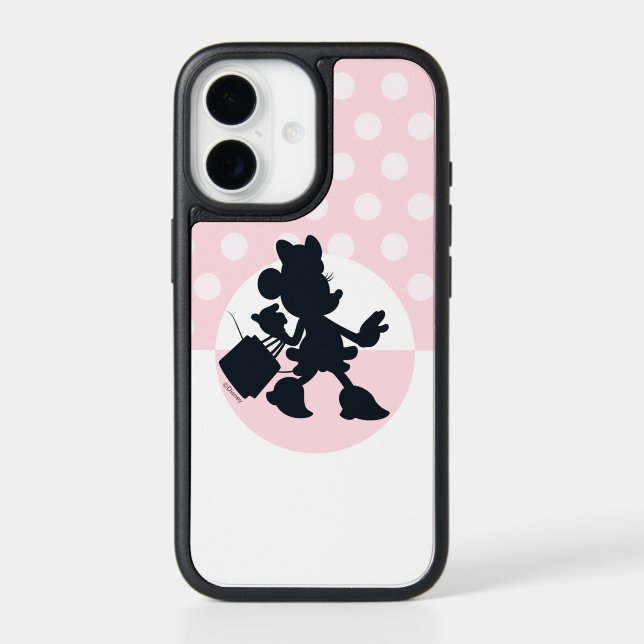 Minnie Mouse Shopping Silhouette Otterbox iPhone Case (Back)
