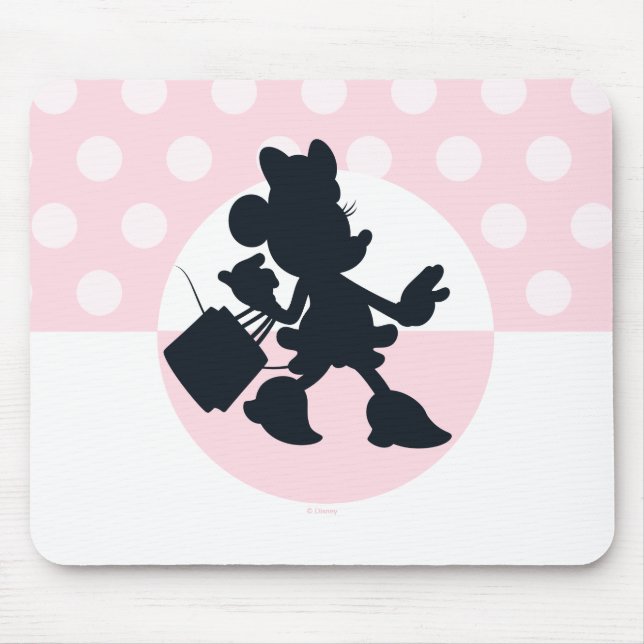 Minnie Mouse Shopping Silhouette Pad (Front)
