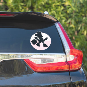 Minnie Mouse Shopping Silhouette Sticker