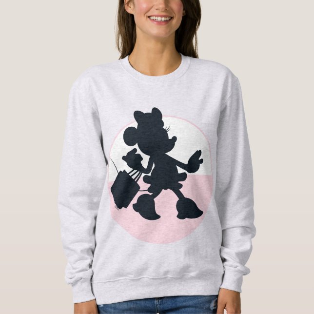 Minnie Mouse Shopping Silhouette Sweatshirt (Front)