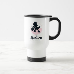 Minnie Mouse Shopping Silhouette Travel Mug