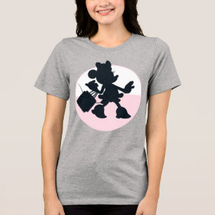 Minnie Mouse Shopping Silhouette Tri-Blend Shirt