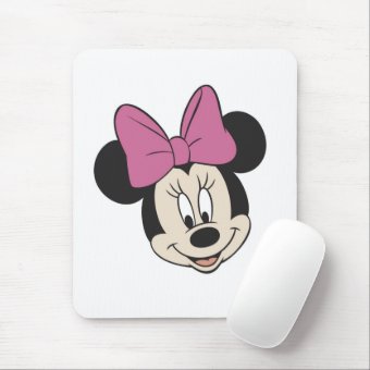 Minnie Mouse Smiling Mouse Pad | Zazzle