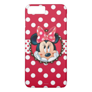 Minnie Mouse   Smiling on Polka Dots iPhone 8 Plus/7 Plus Case