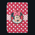 Minnie Mouse | Smiling on Polka Dots iPad Mini Cover<br><div class="desc">Minnie Polka Dot Frame</div>
