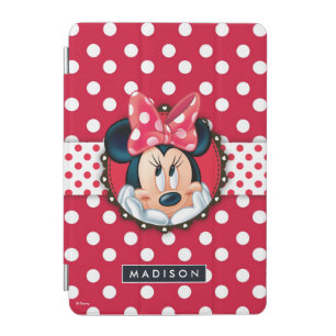 Minnie Mouse   Smiling on Polka Dots iPad Mini Cover