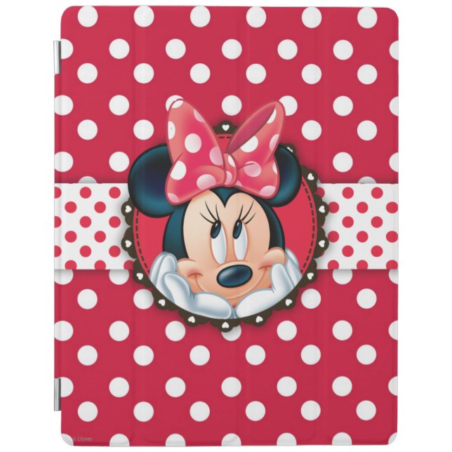 Minnie Mouse | Smiling on Polka Dots iPad Smart Cover (Front)
