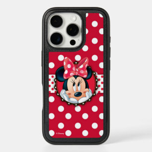 Minnie Mouse   Smiling on Polka Dots iPhone 16 Pro Case