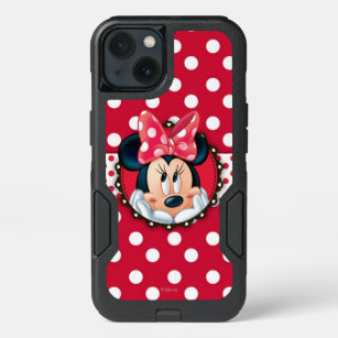 Minnie Mouse   Smiling on Polka Dots iPhone 13 Case